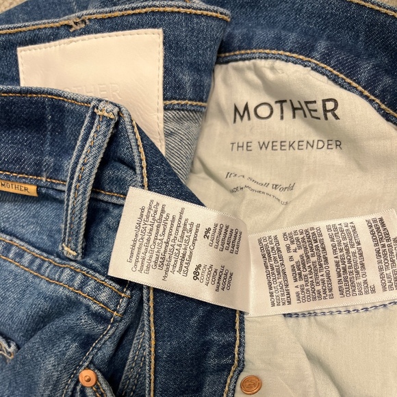 Mother Denim Weekender Jeans in It's A Small World Size 26 - Picture 14 of 15